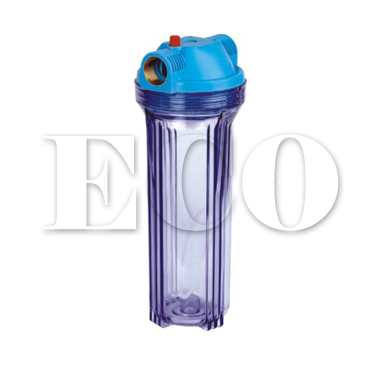 water filter housing clear